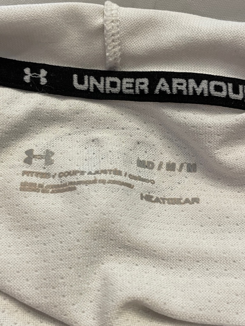 Under Armour White Hooded Sleeveless Workout Top - Picture 4 of 4